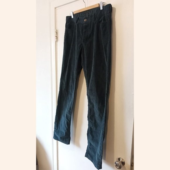 THEORY - Blue corduroy velvet pants - Size 33 - Picture 2 of 14